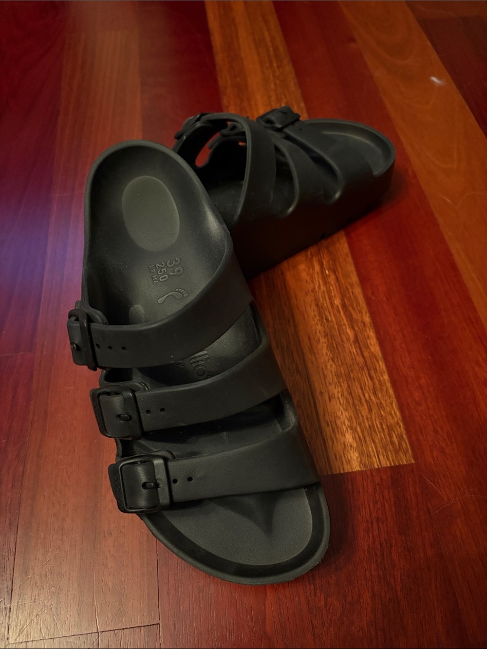 Birkenstock Papillio Black Triple-Strap Sandals